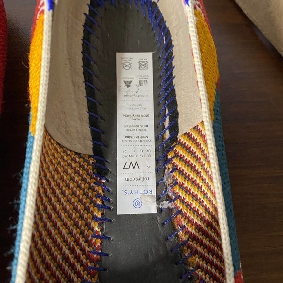 ROTHY'S retired moroccan amber loafer flat size 7 - Picture 8 of 10